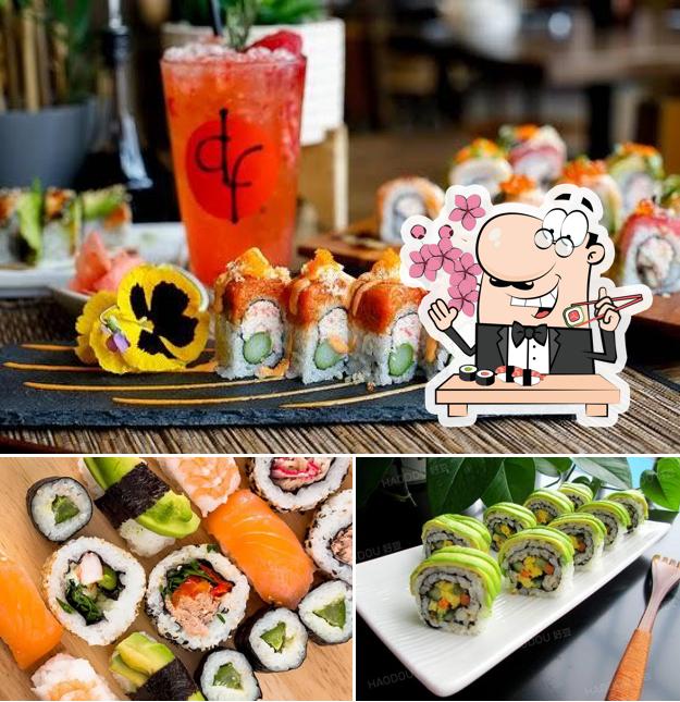 Les sushi sont offerts par Friendhouse sushi& Chinese