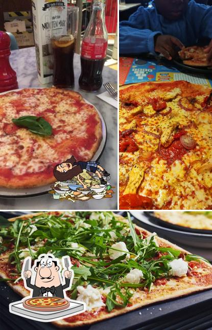 Try out pizza at Pizza Express