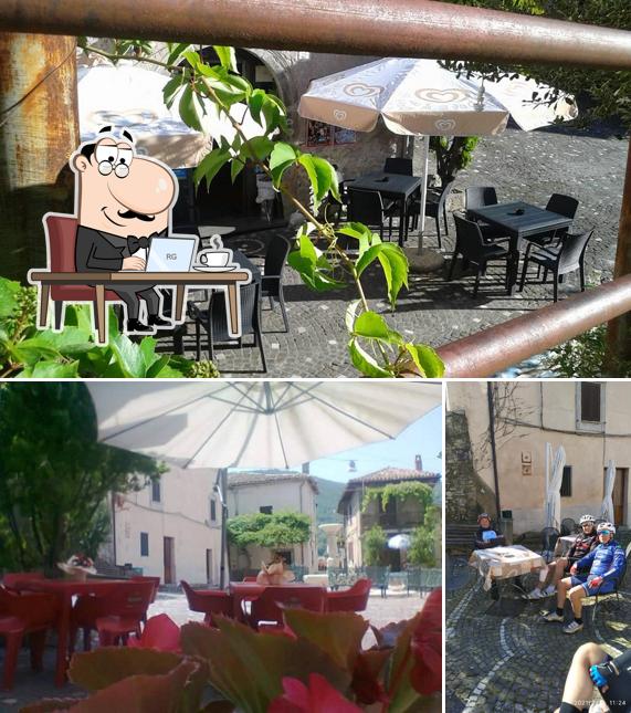 Gli interni di Trattoria Bar “La Piazza”