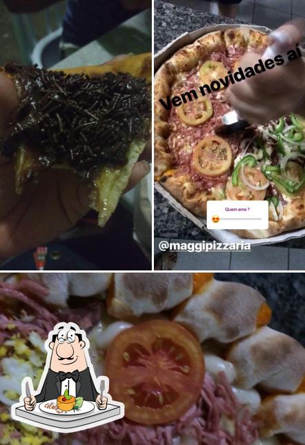 Comida em Maggi Pizzaria