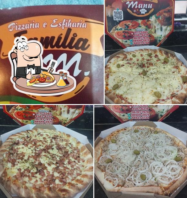 Consiga pizza no Pizzaria familia manu