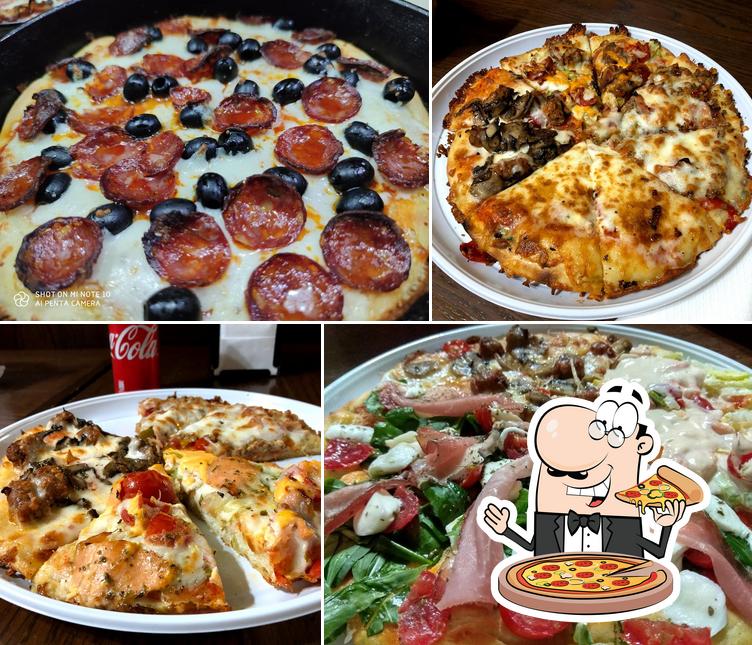 Choisissez différents types de pizzas