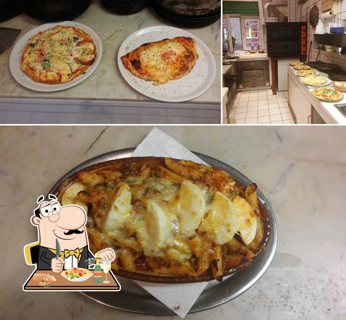 Essen im Pizzeria Sicilia bei Mario & Tina