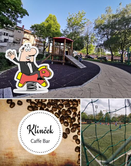 Tra le diverse cose da Caffe bar Klinček si possono trovare la area giochi e cibo