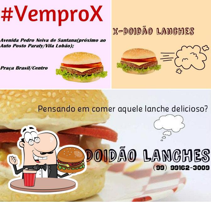 Experimente um hambúrguer no X-Doidao Burguer e La Pastellita