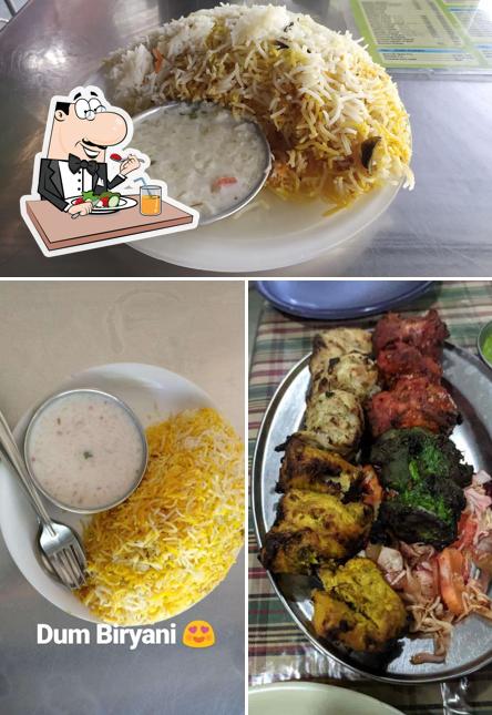 Meals at Famous Dum Biriyani & Kabab Corner