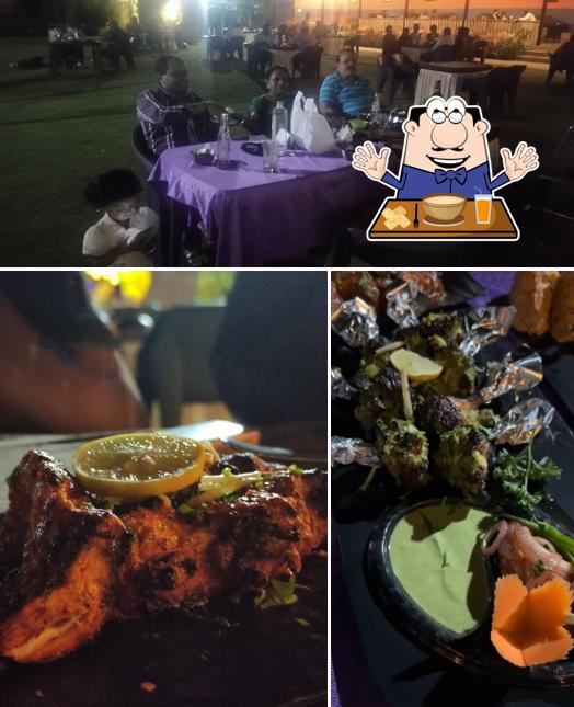 This is the picture showing food and interior at KINGDOM RESTAURANT