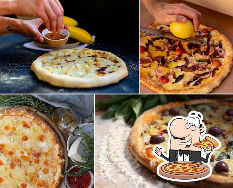 Experimente diferentes estilos de pizza