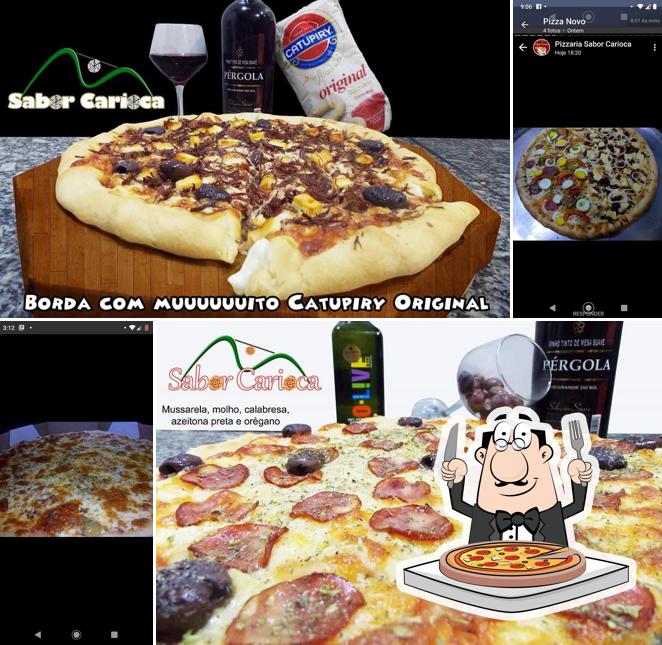 Experimente pizza no Pizzas SABOR Carioca