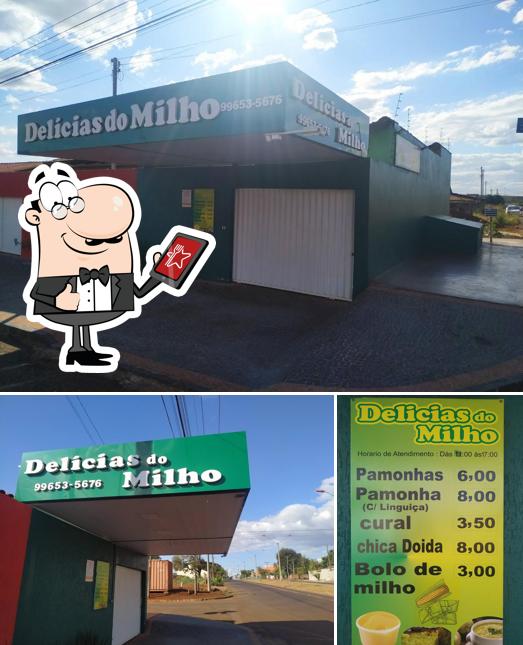 La parte exterior de Delicias do milho