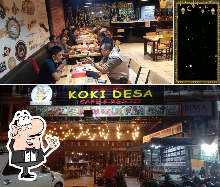 The interior of Koki Desa Cafe&Resto Pelalawan