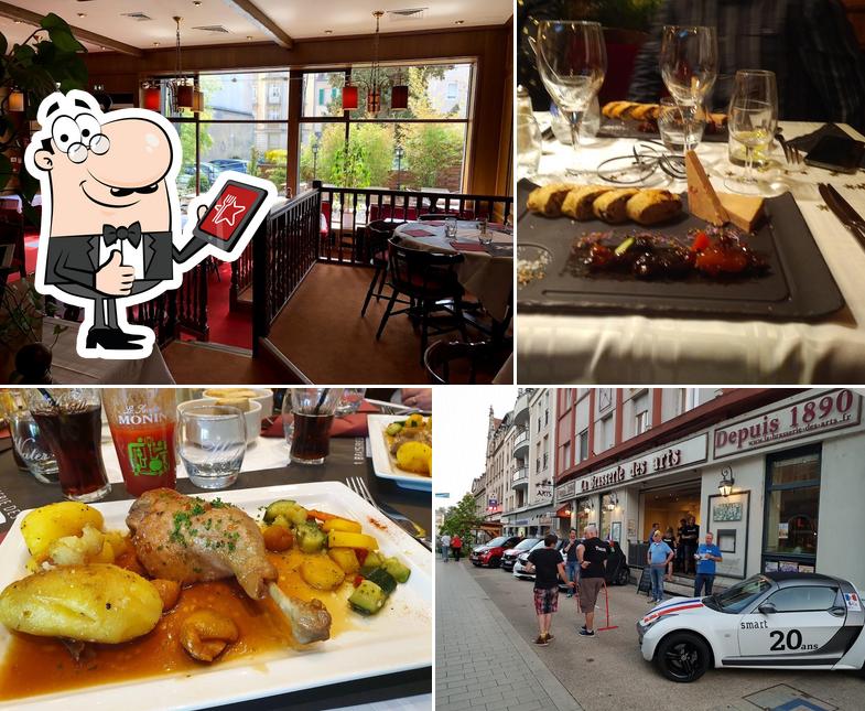 Здесь можно посмотреть фото паба и бара "La Brasserie Des Arts - Restaurant Bar à Sarreguemines"
