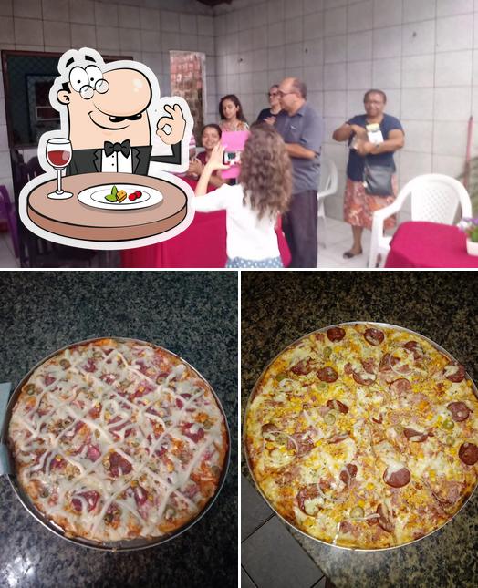 O CASA DA PIZZA se destaca pelo comida e interior