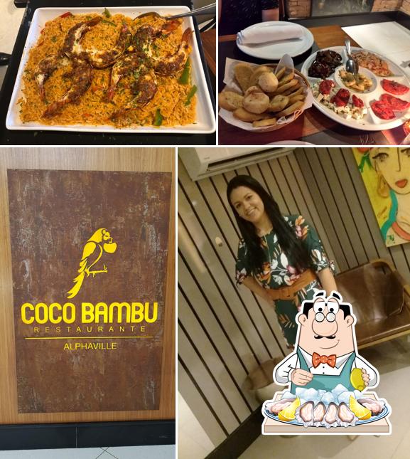 Consiga diversos refeições de frutos do mar oferecidos no Coco Bambu Alphaville: Restaurante, Peixe, Camarão, Carnes, Lagosta, Barueri - SP