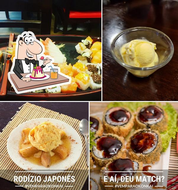 Konkai Sushi - Barra Funda - Restaurante Japonês & Rodízio serve uma gama de pratos doces