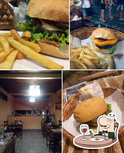 Comida em Supremo Grill Hamgurger