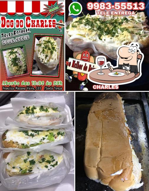 Comida em Dog do charles