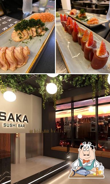 Salmão grelhado em Saka Sushi Bar - Toledo/PR