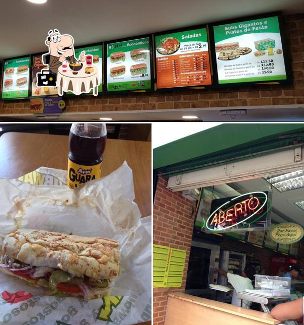 Comida em Subway