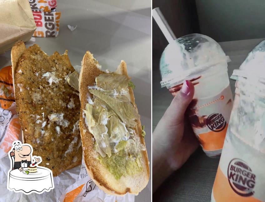 Burger King Drive Thru oferece uma variedade de sobremesas