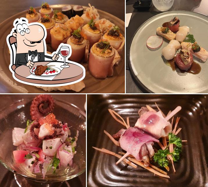 Prove pratos de carne no Inori Sushi Experience