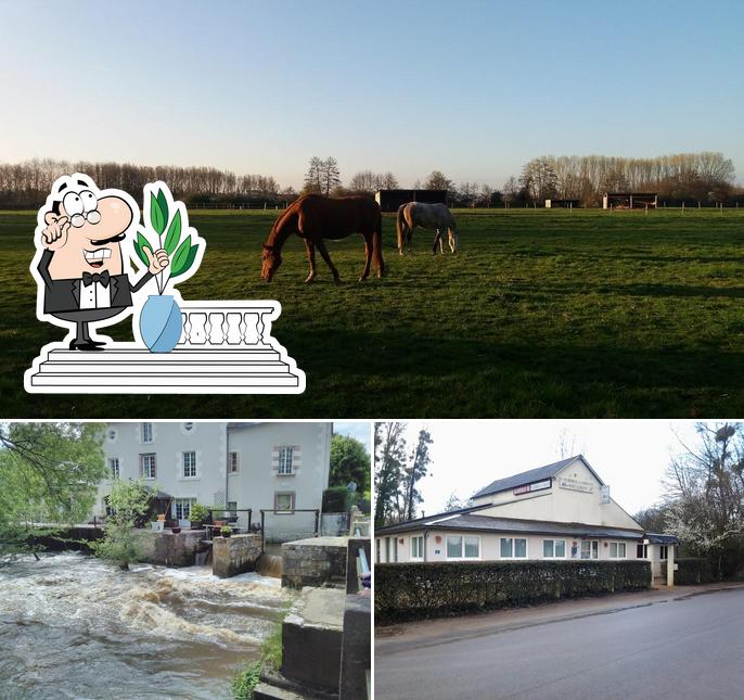 Profitez de la vue extérieure de L'Auberge du Moulin