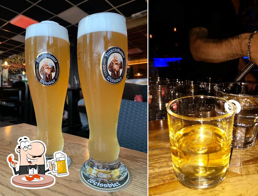 Vous pouvez prendre un verre de bière blonde ou brune