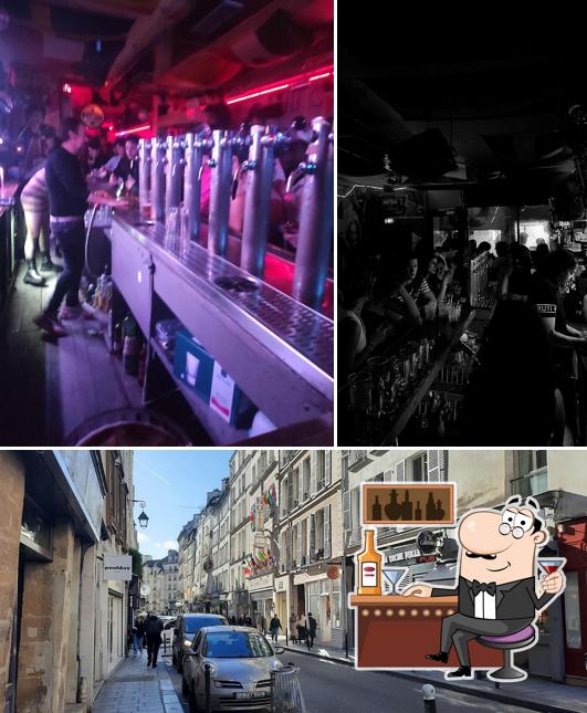 Vérifiez la photo indiquant la comptoir de bar et extérieur concernant La vache folle