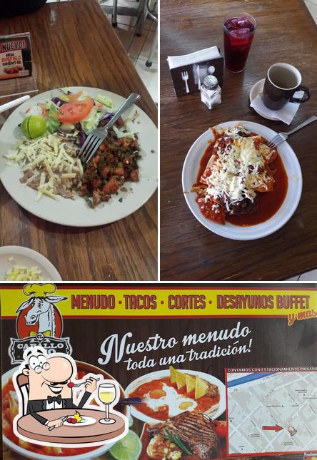 Еда в "Restaurant Caballo Loco"