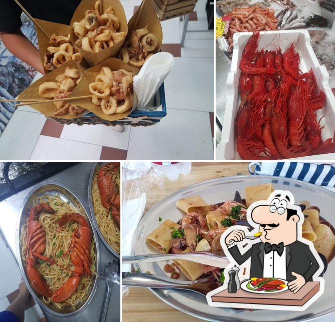 Platti al Pescheria L' Arco del Pesce Trattoria di Mare