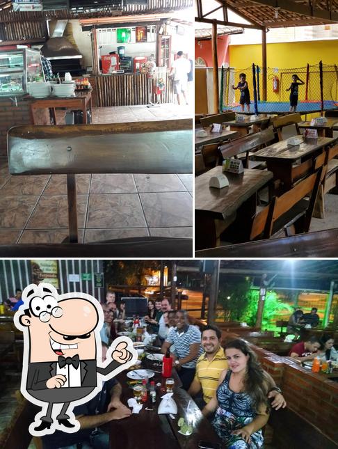 O interior do Dom Cabral Grill & Self-Service