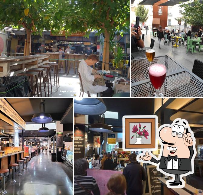 L'intérieur de Le Bar des Halles