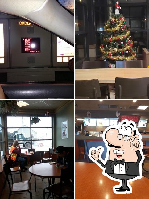 The interior of Tim Hortons