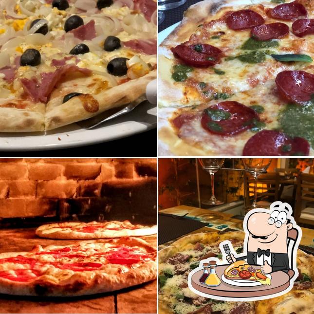 Peça pizza no Trattoria Bolognese