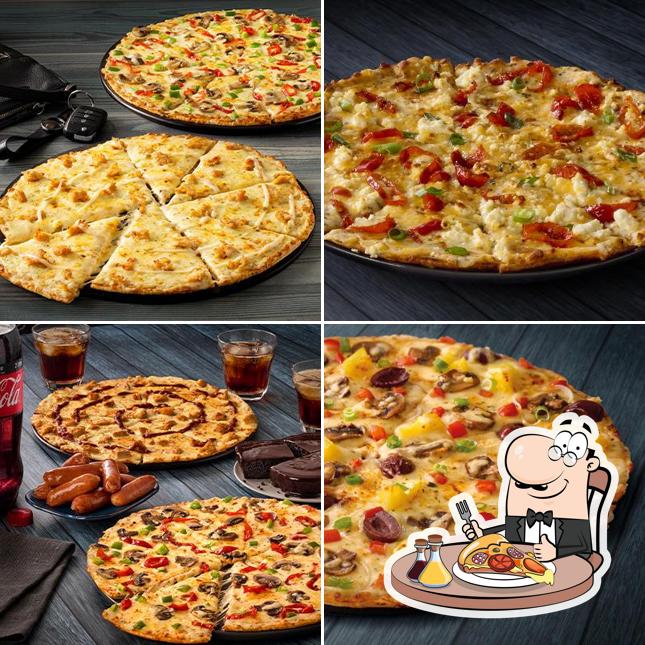 Pick pizza at Debonairs Pizza