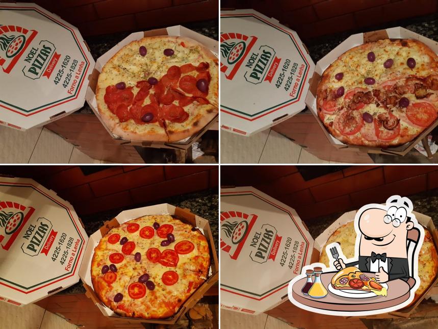 Peça diversos variedades de pizza