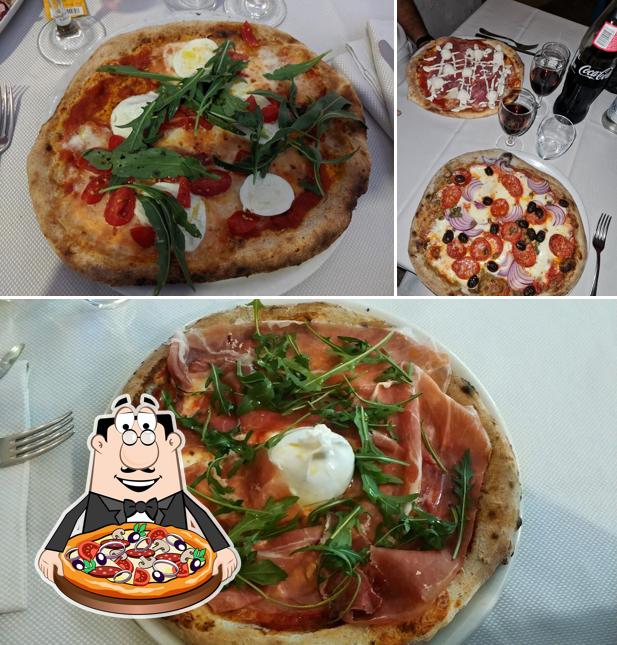Choisissez des pizzas à Osteria del Grano Arso