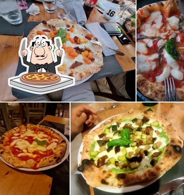 Scegli una pizza a Pizzeria Lago Lungo Da Michele