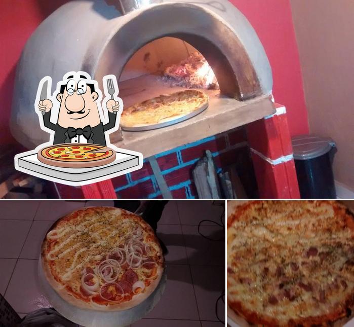 Consiga pizza no Lanches e Pizzas Pais & Filhos Itanhandu MG