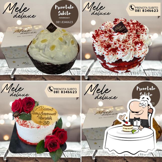 Pasticceria Mele Deluxe - Cardito NA serve un'ampia selezione di dessert