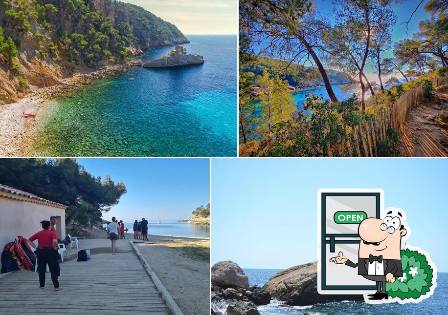 Jetez un coup d’œil à la zone extérieure de Calanque de Port d'Alon