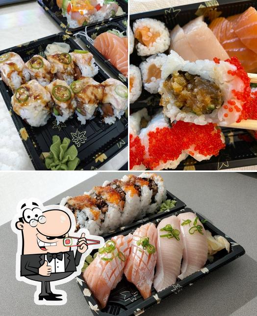 Commandez différentes options de sushi