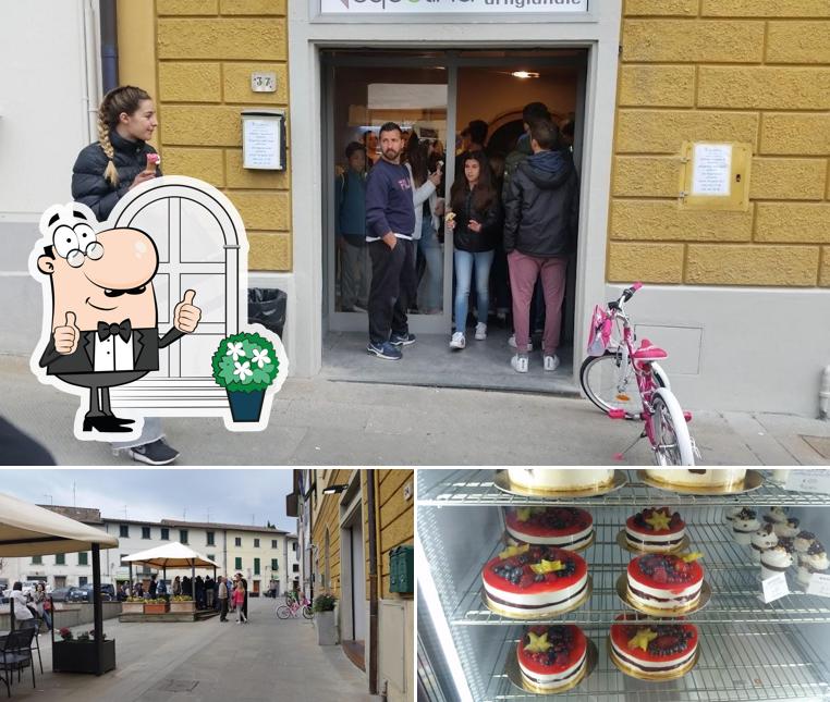 La foto di esterno e cibo da Gelateria Acquolina San Casciano