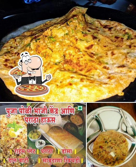 Order pizza at Pooja Poli Bhaaji Kendra & Paratha House