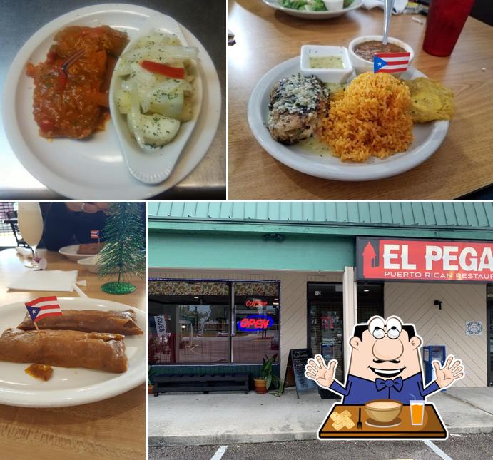 Meals at El Pegao Restaurant