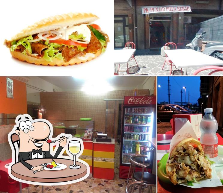 Guarda la immagine che mostra la cibo e interni di Punjab Pizza & Kebab