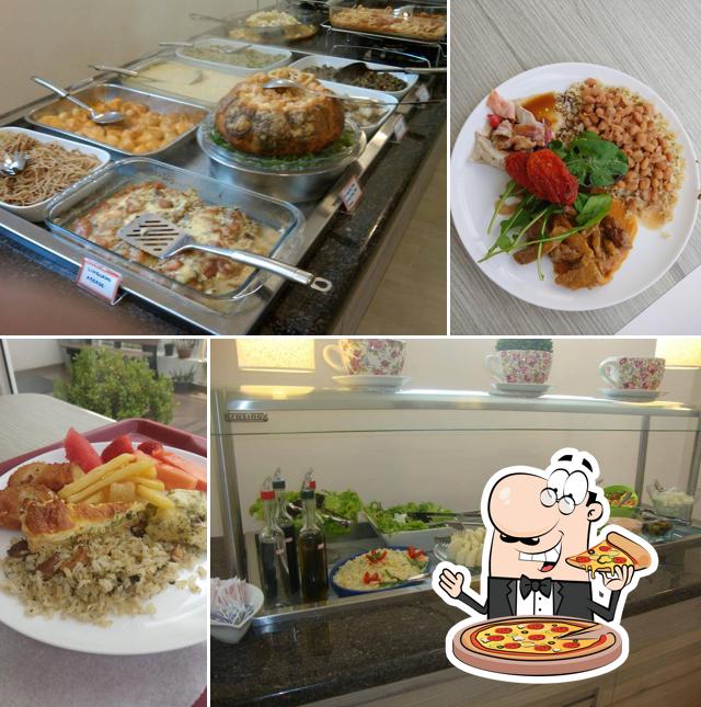 Escolha pizza no Garden Gourmet - Buffet por quilo