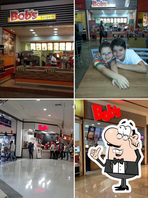 O interior do Bob's Burger - Águas Claras DF Shopping