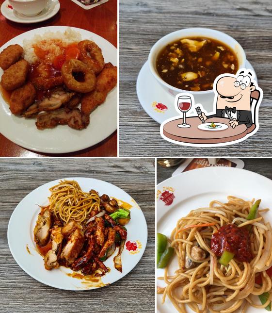 Essen im China-Restaurant Hang-Zhou