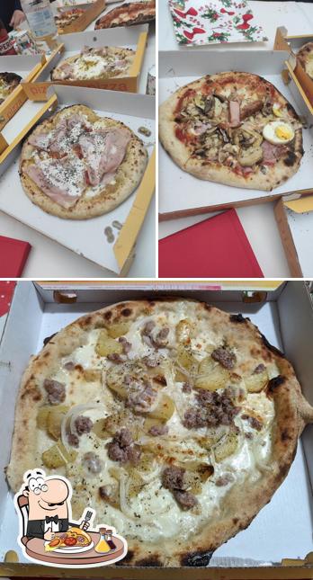 Probiert eine Pizza bei L'Angolo Della Pizza